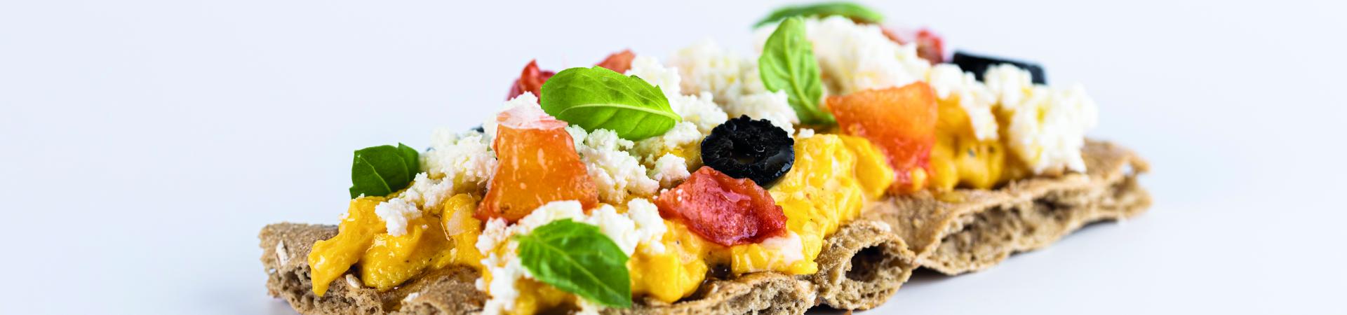 Tostada de requesón