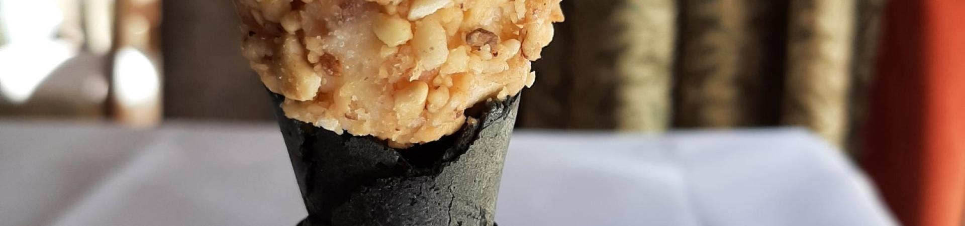 Cono de queso de cabra