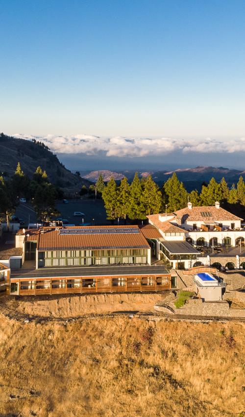 Parador de Cruz de Tejeda en la isla de Gran Canaria