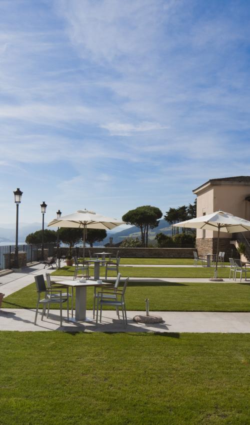 Terraza del Parador de Ribadeo