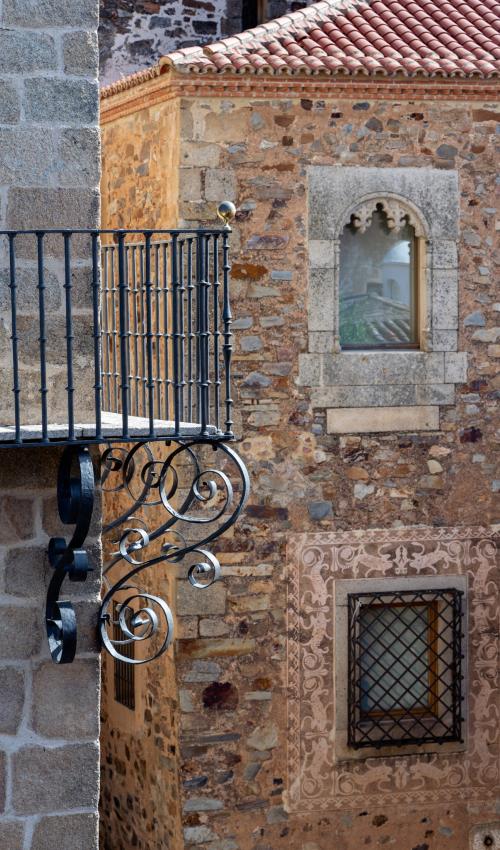 Parador de Cáceres, detalle exterior