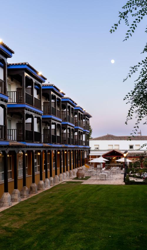 Anochecer en el Parador de Manzanares