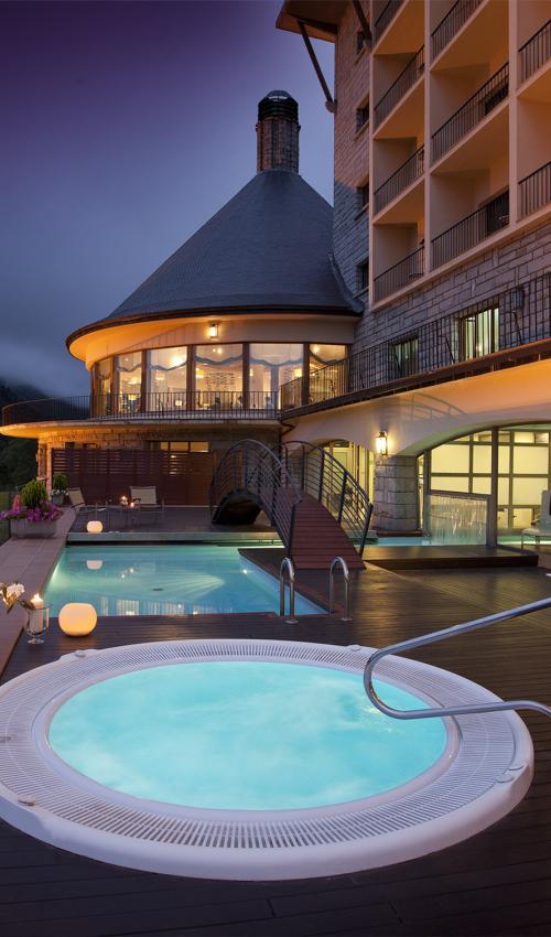 Exterior del spa del Parador de Vielha