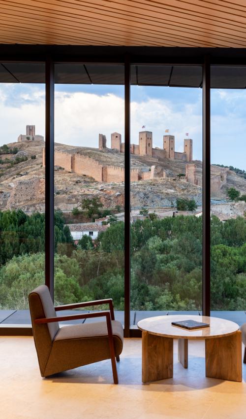 Vistas al castillo desde el Parador de Molina de Aragón Parador de Molina de Aragón