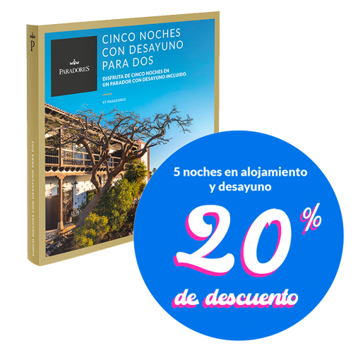 20 por ciento de descuento en cajas de cinco noches con desayuno