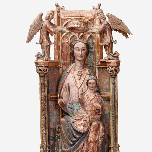 Talla Virgen siglo XV Parador de Lerma