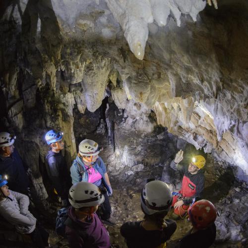 Espeleologia interpretada en el Parador de Soria