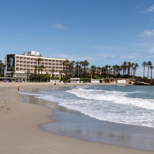 Vista del Parador de Jávea desde la playa
