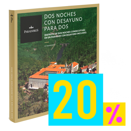 20 por ciento de descuento en cajas de dos noches con desayuno