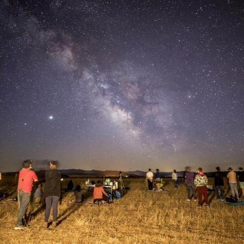 las estrellas en el parador de ciudad rodrigo