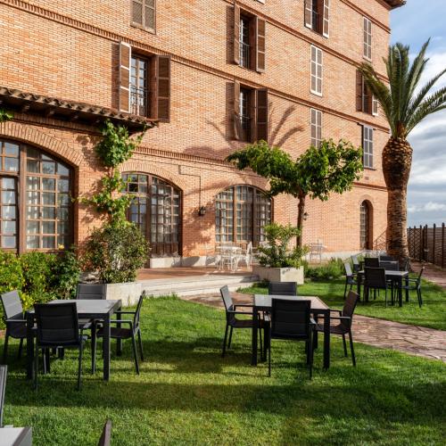 Terraza del Parador de Calahorra