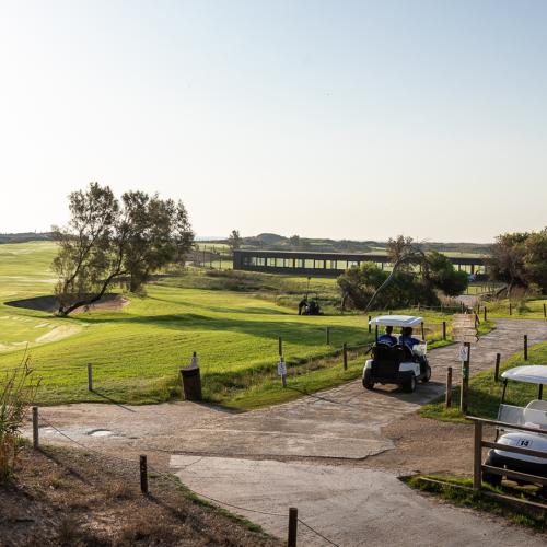 Plano del campo de golf de El Saler
