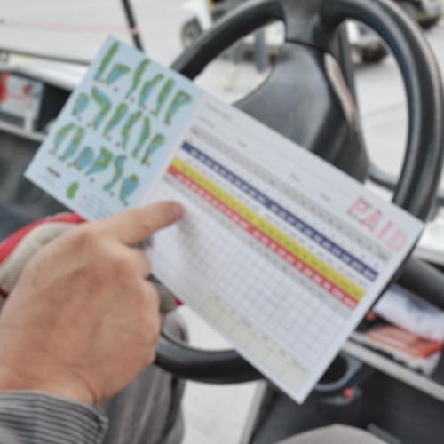 Tarjeta del campo de golf de El Saler