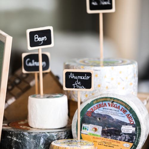 Quesos asturianos del Parador de Cangas.