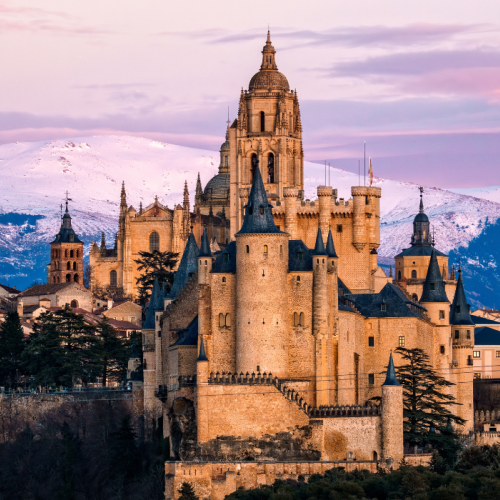 Panorámica del Alcázar de Segovia