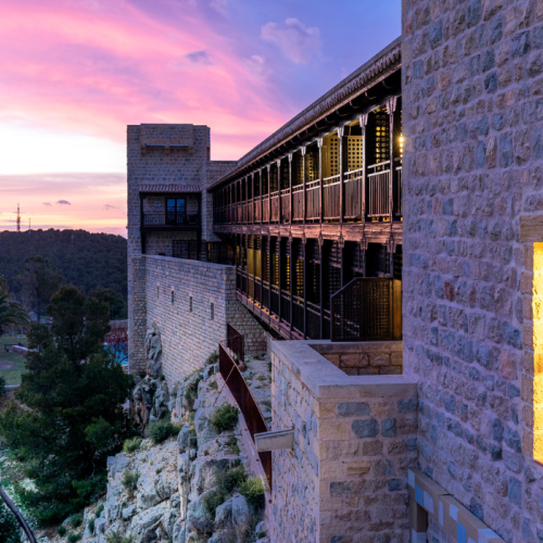 Atardecer en el Parador de Jaén