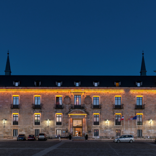 Fachada principal Parador de Lerma
