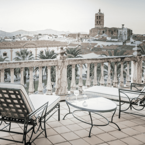 Terraza Suite Dorada del Parador de Zafra