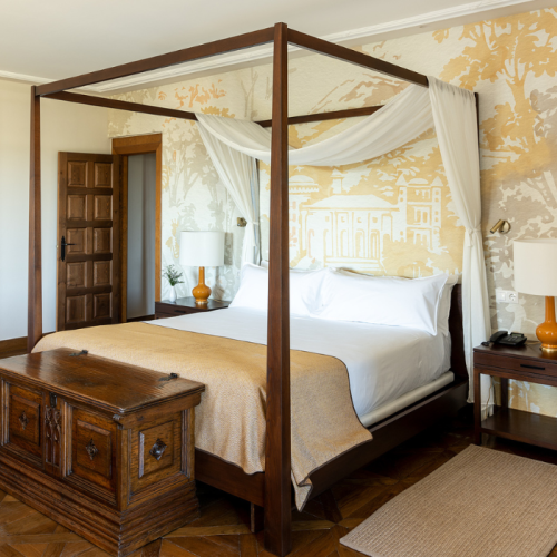 Habitación Infanta Margarita en el Parador de Lerma