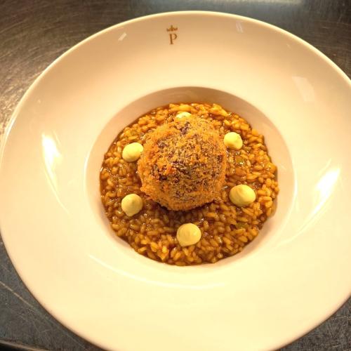 Arroz de Calasparra Meloso con Carrillera de Chato Murciano