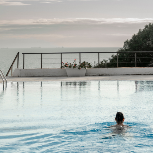 Piscina exterior Parador de Mazagón