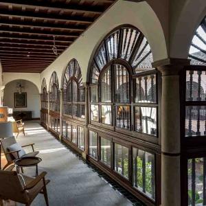 Galería interior del Parador de Granada