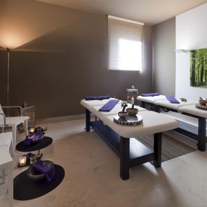 Cabina de tratamiento del spa del Parador de Alcalá de Henares