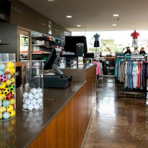 Tienda de golf del Parador de El Saler