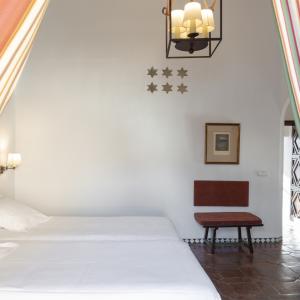 Habitación doble estándar con dos camas del Parador de Guadalupe
