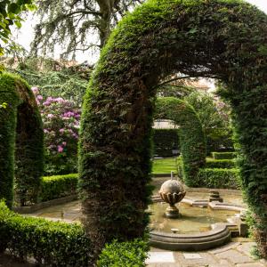 Jardín en el Parador de Pontevedra