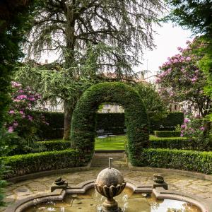 Jardines en el Parador de Pontevedra
