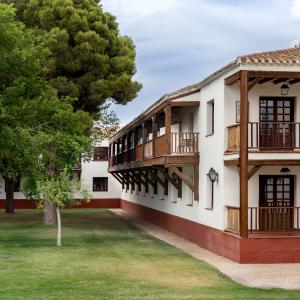 Vista de las terrazas de las habitaciones del Parador de Albacete