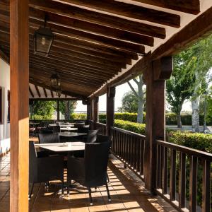Terraza del espacio gastronómico del Parador de Albacete