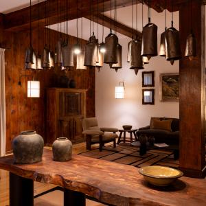 Zona de recepción del Parador de Bielsa