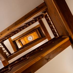 Detalle de escalera del Parador de Bielsa