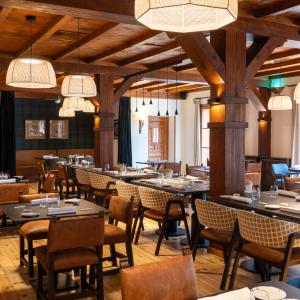 Detalle de restaurante del Parador de Bielsa