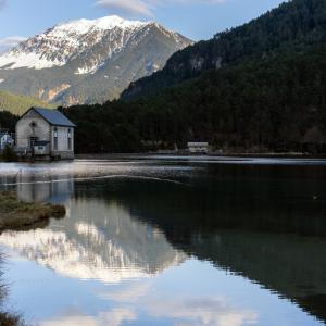 Embalse de Pineta en el entorno del Parador de Bielsa