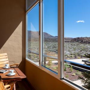 Vistas desde ventana del Parador de Las Cañadas del Teide