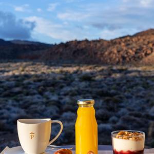 Detalle de desayuno del Parador de Las Cañadas del Teide