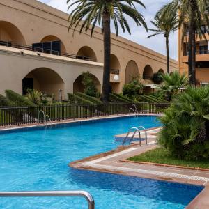 Detalle de la piscina del Parador de Ceuta