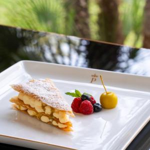 Postre del restaurante del Parador de Ceuta