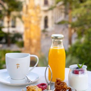 Detalle de desayuno en el Parador de Ceuta