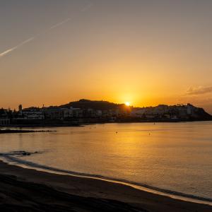 Atardecer en el entorno del Parador de Ceuta