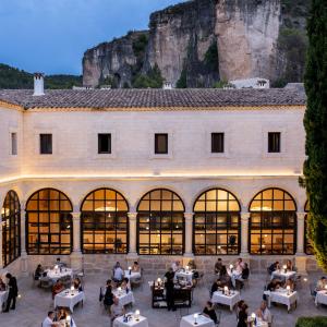 Terraza con música en directo en el Parador de Cuenca