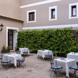 Terraza de desayunos del Parador de Cuenca