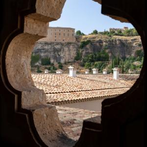 Detalle arquitectónico del Parador de Cuenca