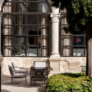 Detalle de la terraza del Parador de Cuenca