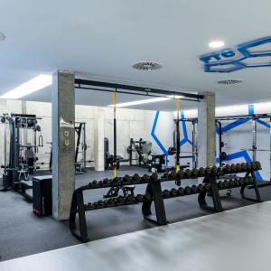 Vista parcial del gimnasio del Parador de El Saler