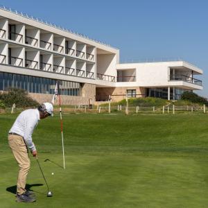 Golfista en el Parador de El Saler