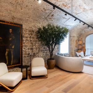 Salón de clientes del Parador de Ibiza